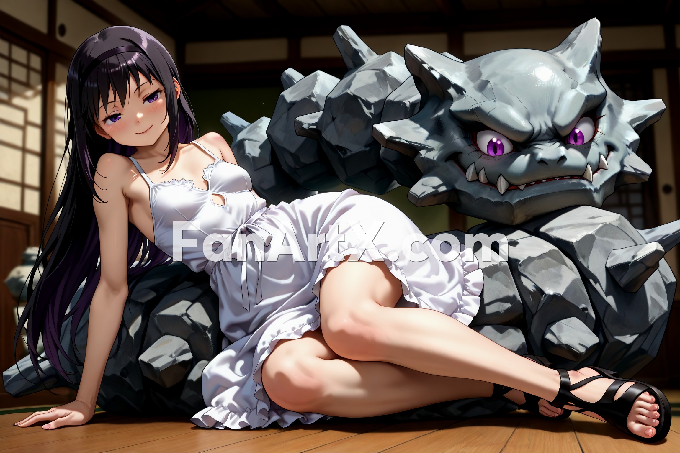 Akemi Homura Puella Magi Madoka Magica Fanart 1312114